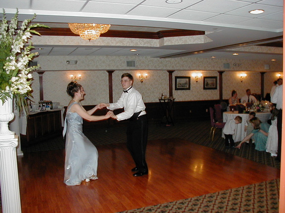 Brian and Sarah dancing