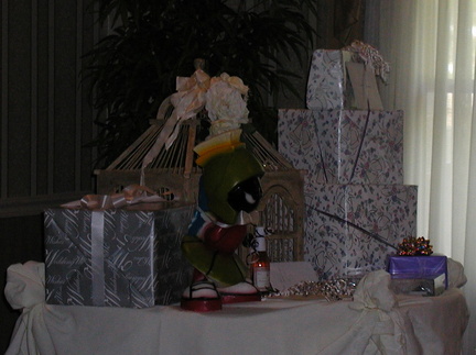 The gifts kept piling up, and Marvin Martian wanted them.