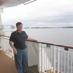 Brian on the NCL Star deck.