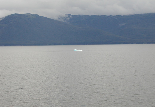 A closer view of the iceberg.