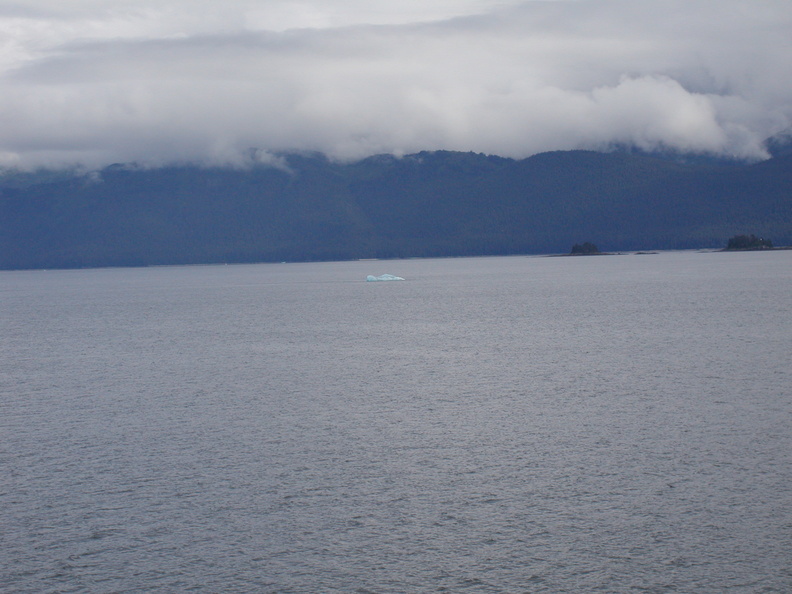 A small iceberg floating by..