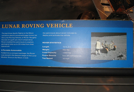 Luner Roving Vehicle info