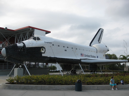 Explorer Shuttle on display