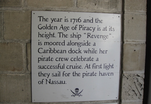 Entering the Pirate Museum