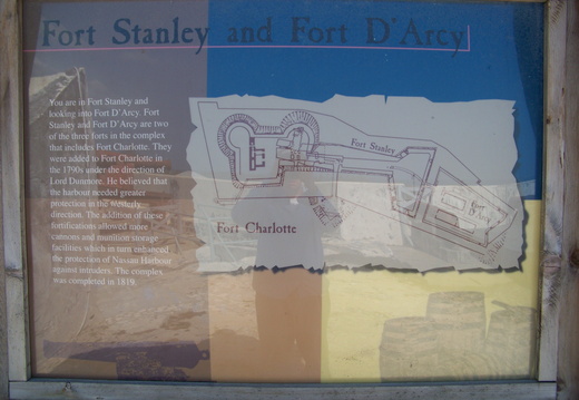 Fort Stanley and Fort D'Arcy