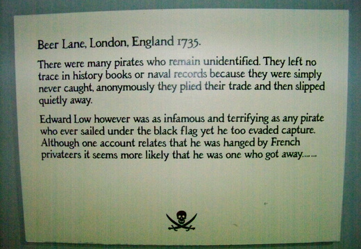 Beer Lane, London, England 1735