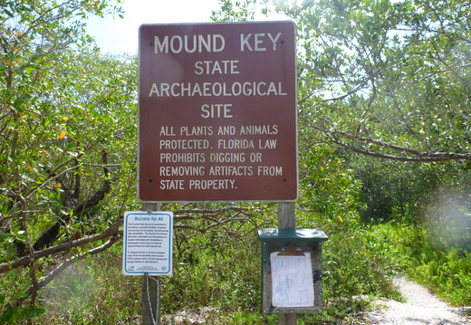 Mound Key State Archaeological Site information