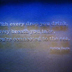 With every drop you drink...