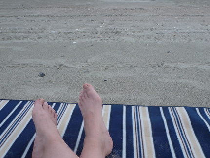Relaxing at Surfside Beach