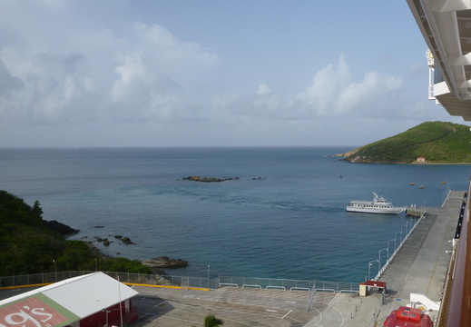 St. Thomas Port - end of dock