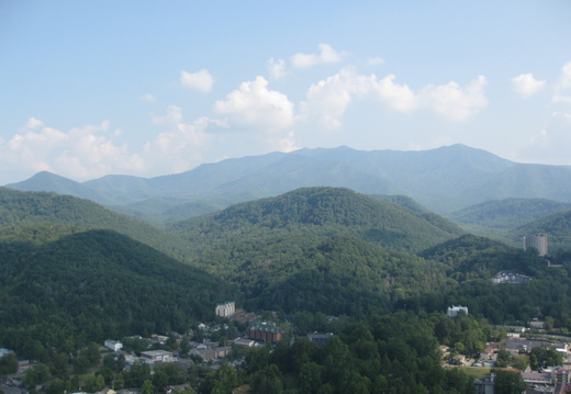 View into the Smoky Mountains