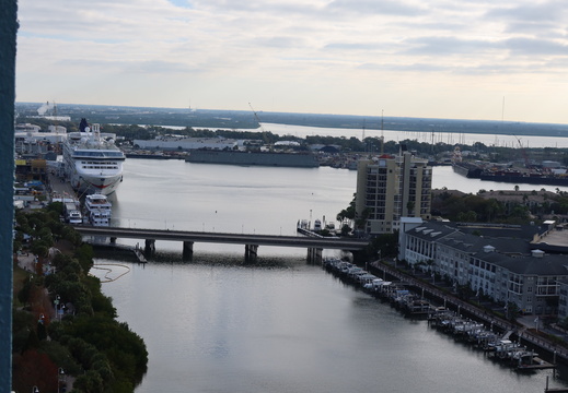 Look! Terminal 2 in Tampa from our balcony