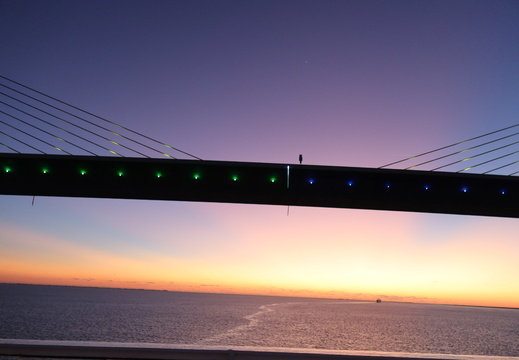 Cool lights on the bridge