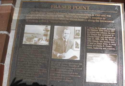 Fraser Point Information board (entire board)