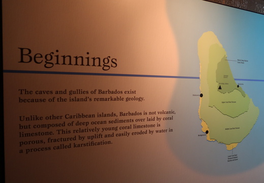 Barbados is not a volcanic island