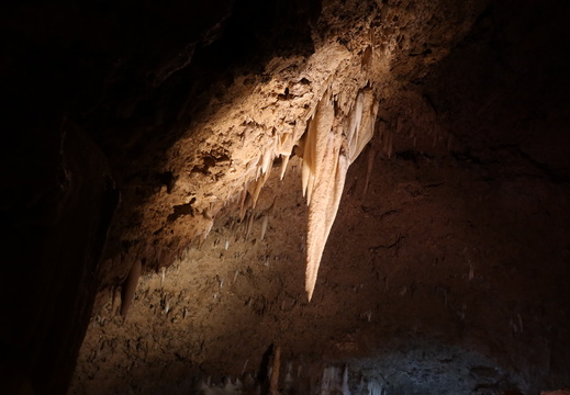Sharp looking stalactites