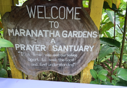 Entrance to Maranatha Gardens