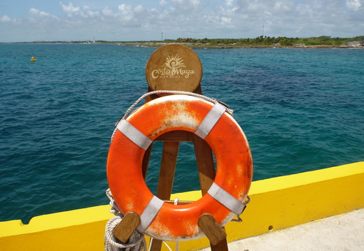 Costa Maya Port life raft