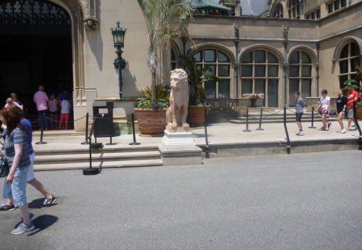 Lion at the front of the house