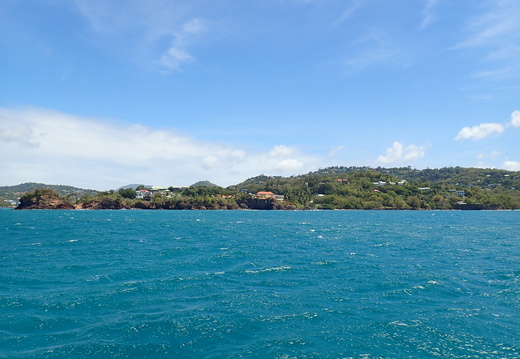 Sailing around St Lucia